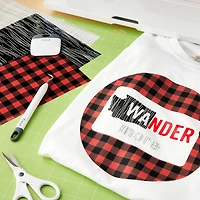 Cricut® Patterned Iron-On Sampler, Rustic Lodge Lumberjack