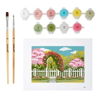Garden Gate Paint-by-Number Framed Mini Kit by Artist's Loft®