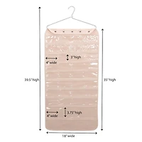 Household Essentials 35" Premium Hanging Jewelry Organizer