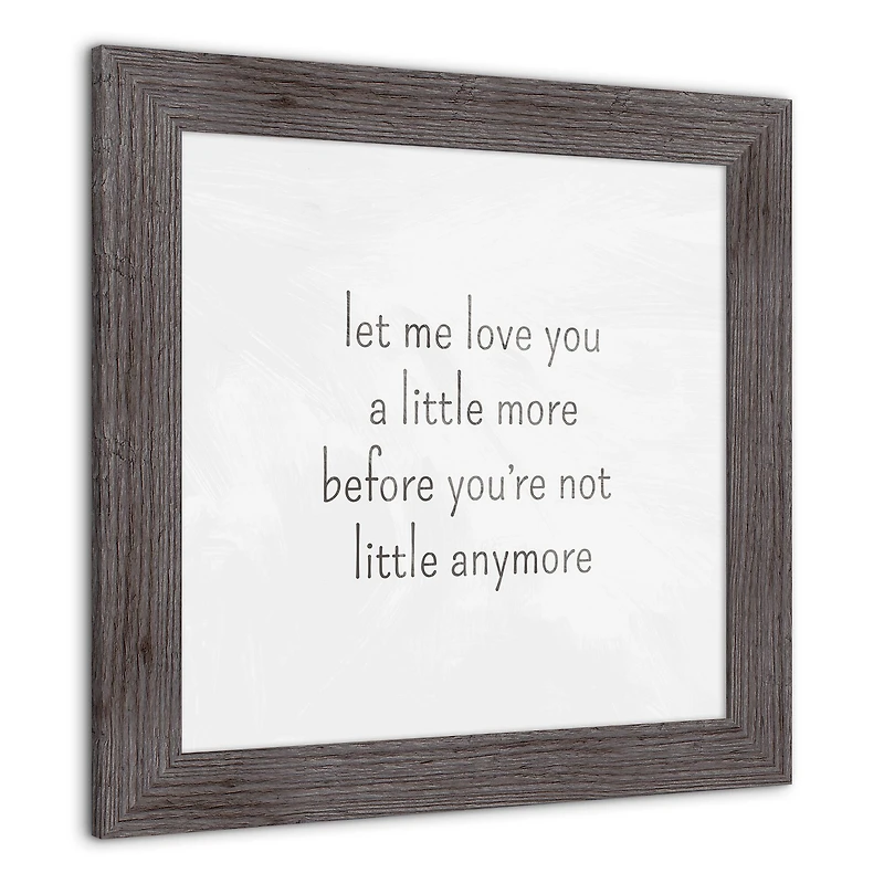 Let Me Love You A Little More Western Framed Print