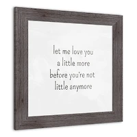 Let Me Love You A Little More Western Framed Print