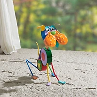 Glitzhome® 17" Metal Novelty Puppy Garden Statue