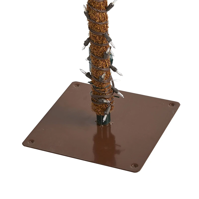 7ft. Pre-Lit Christmas Palm Tree, Warm White LED Lights