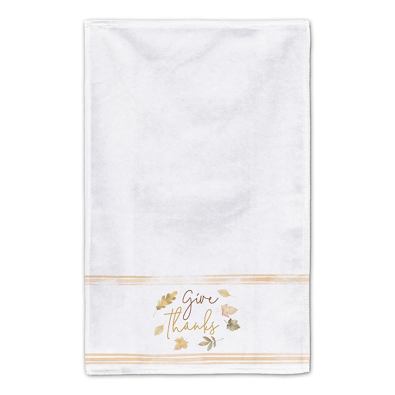 Give Thanks Leaves Tea Towel Set