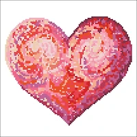 Diamond Dotz® Intermediate Heartfelt with Frame Diamond Painting Kit