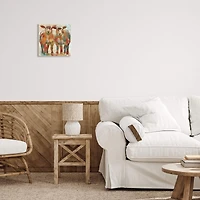 Stupell Industries Abstract Sheep Pair Contemporary Rustic Patchwork Pattern,12" x 12"