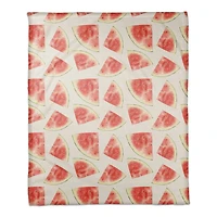 Watermelon Pattern 50" x 60" Coral Fleece Blanket