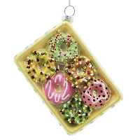 4.75" Donut Tray Glass Ornament by Ashland®