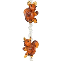 Brown Lampwork Glass Squirrel Beads by Bead Landing™