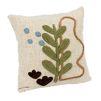Hello Honey® Plant Design Slub Pillow