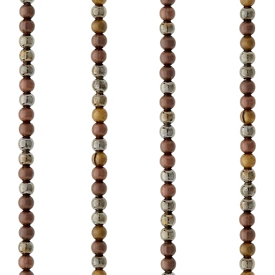 12 Pack: Metallic Mix Metal Round Beads, 3.5mm by Bead Landing™