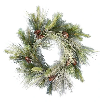 30" Frosted Myers Pine Artificial Christmas Wreath