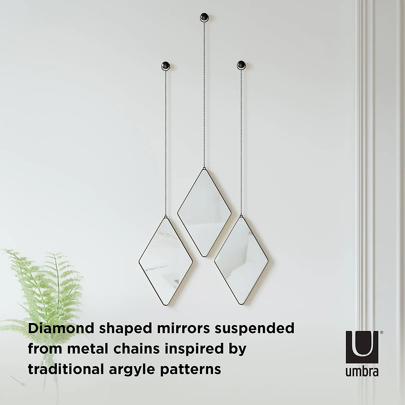 Umbra Dima Diamond Mirrors Set