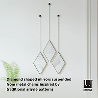 Umbra Dima Diamond Mirrors Set