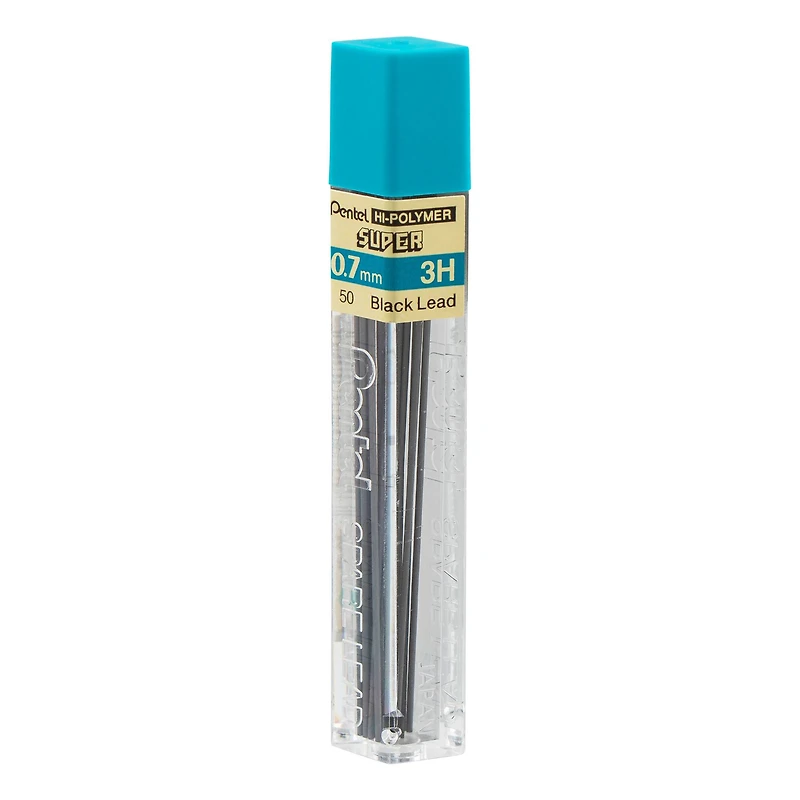 Pentel® Super Hi-Polymer 3H Lead Tube Refill, 0.7mm