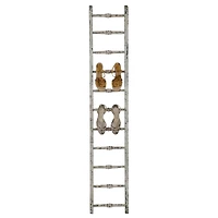 Hello Honey® 6ft. Distressed White Decorative Wood Ladder