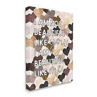 Stupell Industries Beautiful Like Me Canvas Wall Art