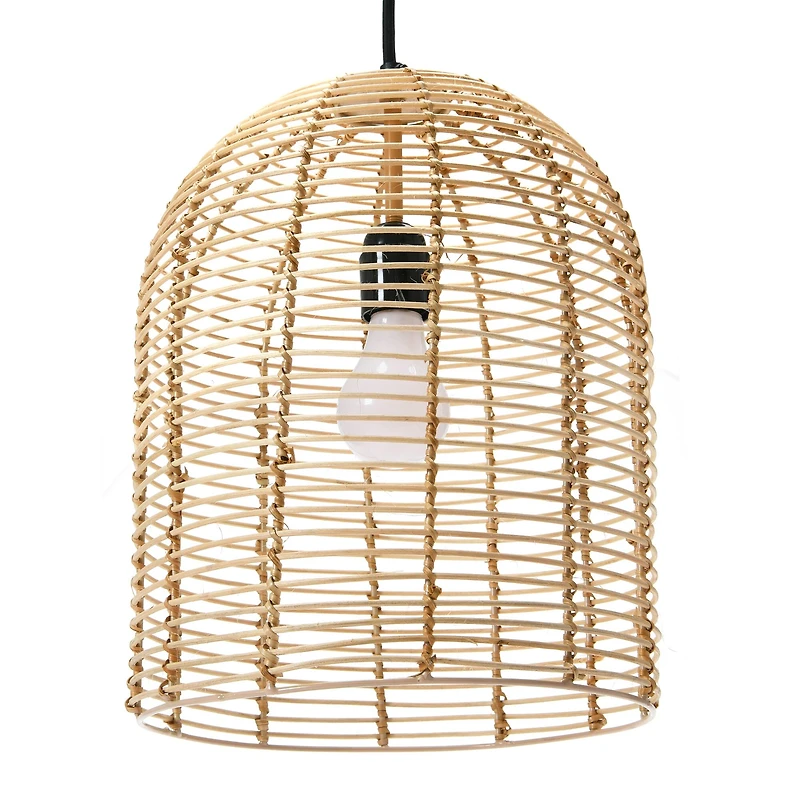 Hello Honey® Modern Boho Handwoven Rattan Pendant Light