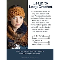 Leisure Arts® Learn to Loop Crochet Book Kit
