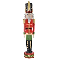 Haute Decor 4ft. Red & Green Christmas Nutcracker