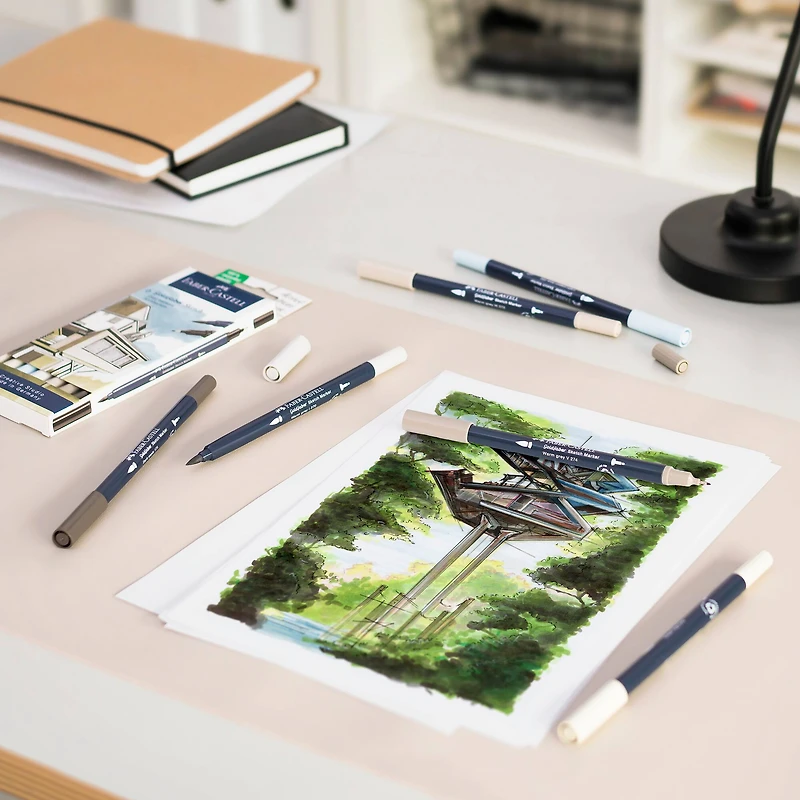 Faber-Castell® Goldfaber Sketch Architecture Dual Tip Alcohol Markers