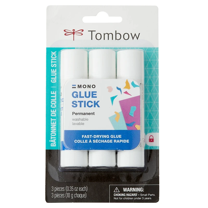 Tombow Mono Glue Sticks, 3ct.