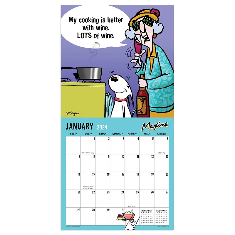 TF Publishing 2024 Maxine Mini Calendar