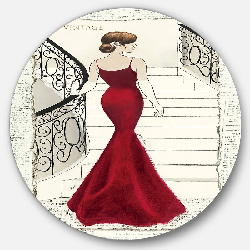 Designart - Elegance Glam Paris Diva III