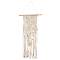 2.5ft. x 1.5ft. Hand Woven Macrame Wall Hanging Decor