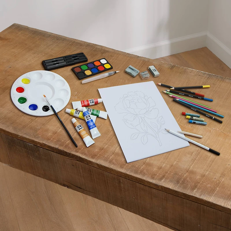 100pc. Mixed Media Art Set by Artist's Loft™