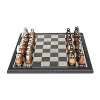 Black Aluminum Contemporary Game Set