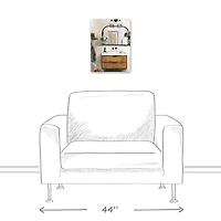 Modern Bathroom 12" x 16" Canvas Wall Art