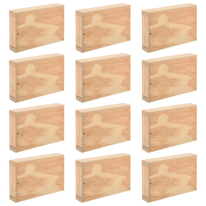 12 Pack: 5" x 3" Wood Plaque by Make Market®