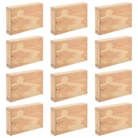 12 Pack: 5" x 3" Wood Plaque by Make Market®
