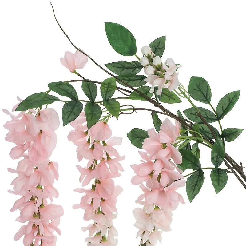 30" Pink Hanging Wisteria Stem by Ashland®