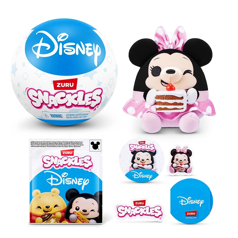 Snackles Disney® 5" Plushie Blind Pack
