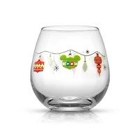 JoyJolt® Disney® 15oz. Mickey Mouse Joy O Joy Stemless Wine Glass, 4ct.