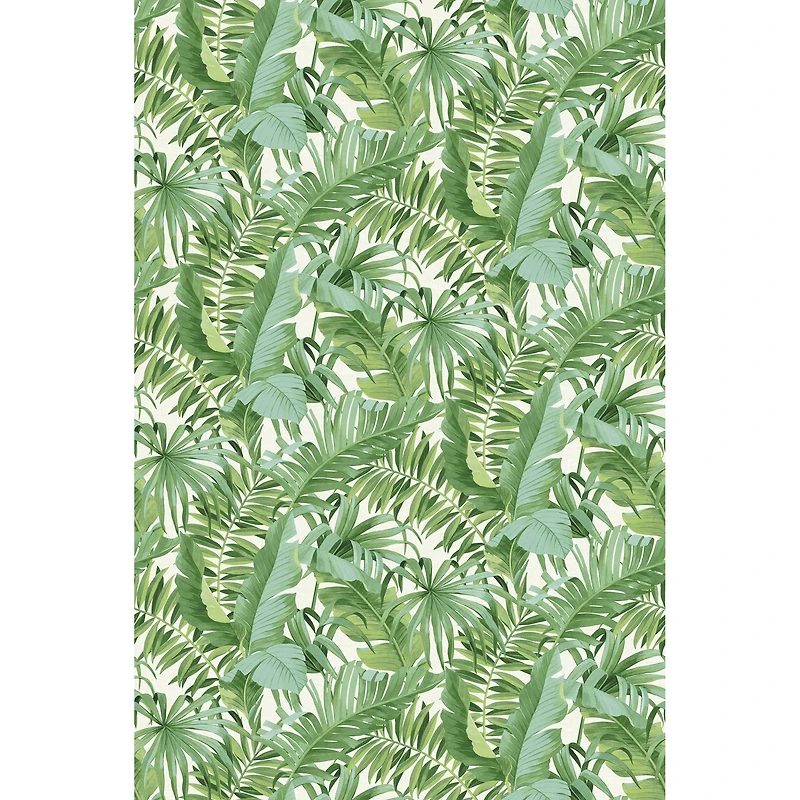 Katie Hunt Green Tropical Palm Leaf Wall Mural
