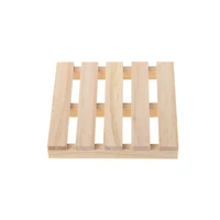 4" Unfinished Wood Pallet Coaster by Make Market®