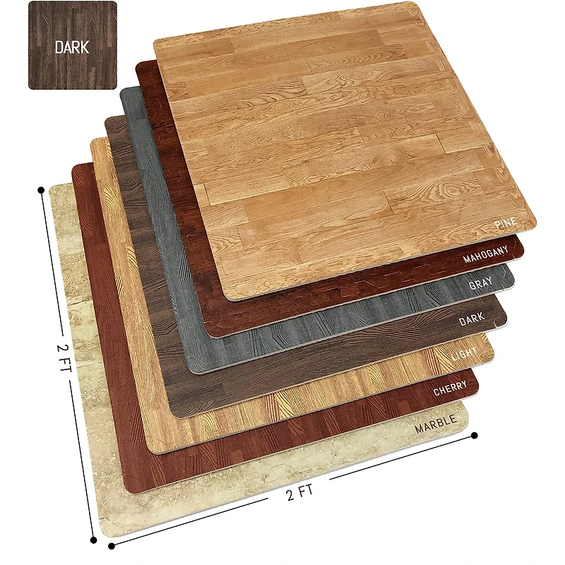 Sorbus 24" Interlocking Floor Tile Mats