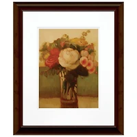 Timeless Frames® Red & White Flowers in Clear Vase Framed Wall Art
