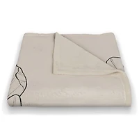 Simple Poppy I 50" x 60" Coral Fleece Blanket