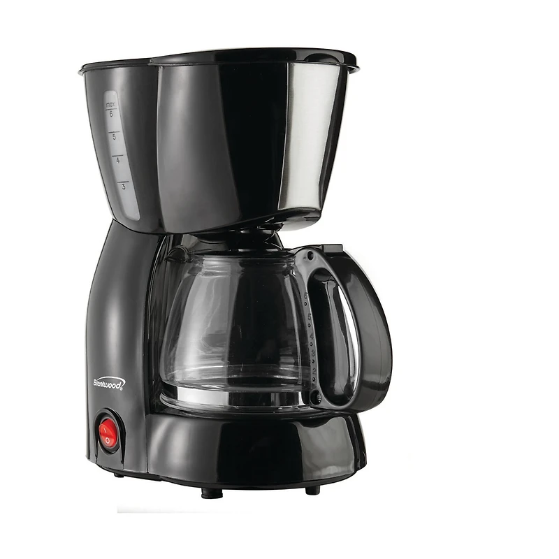 Brentwood 4-Cup Black Coffee Maker