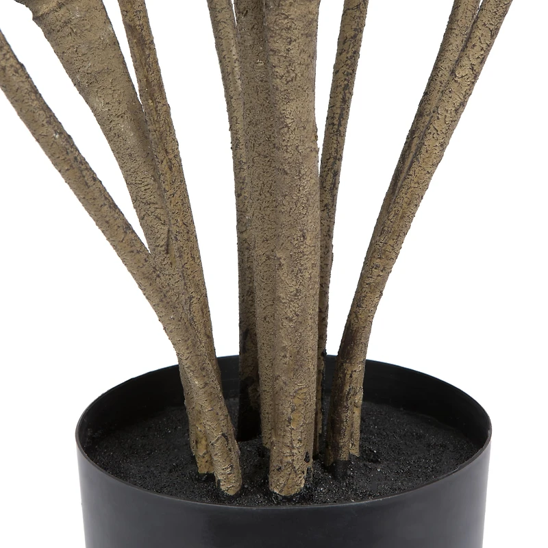 6ft. Potted Artificial Green Fiddle Tree