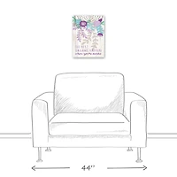 Flower Dreamcatcher 12" x 16" Canvas Wall Art