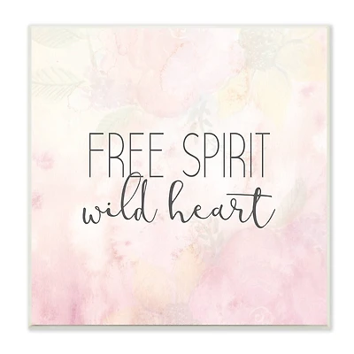 Stupell Industries Free Spirit Wild Heart Watercolor Wall Art