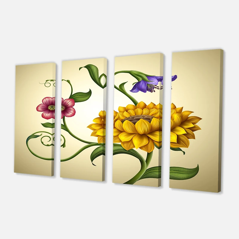 Designart - Flowers and Leaves