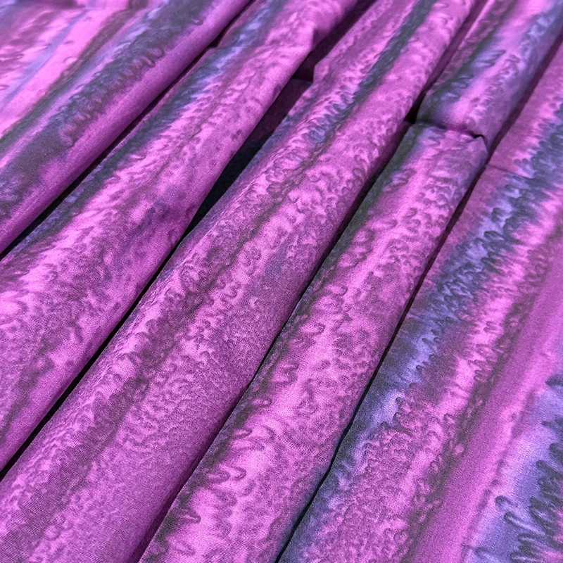 Feldman Batik Plum Tonal Cotton Fabric