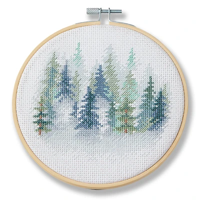 Trees Counted Cross Stitch Kit by Loops & Threads®