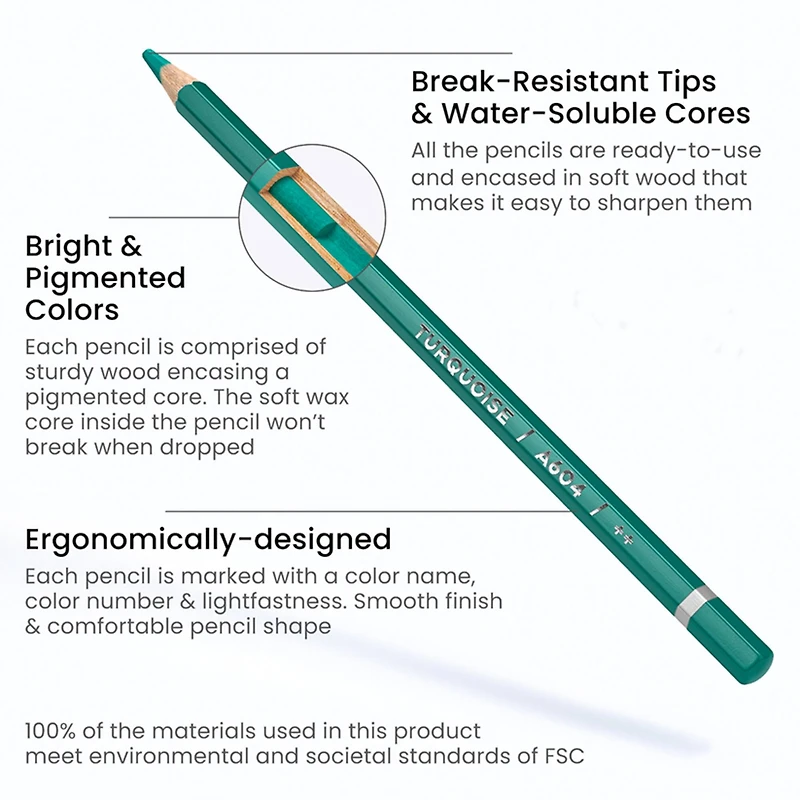 Arteza® Pro Series 48 Color Watercolor Pencil Set